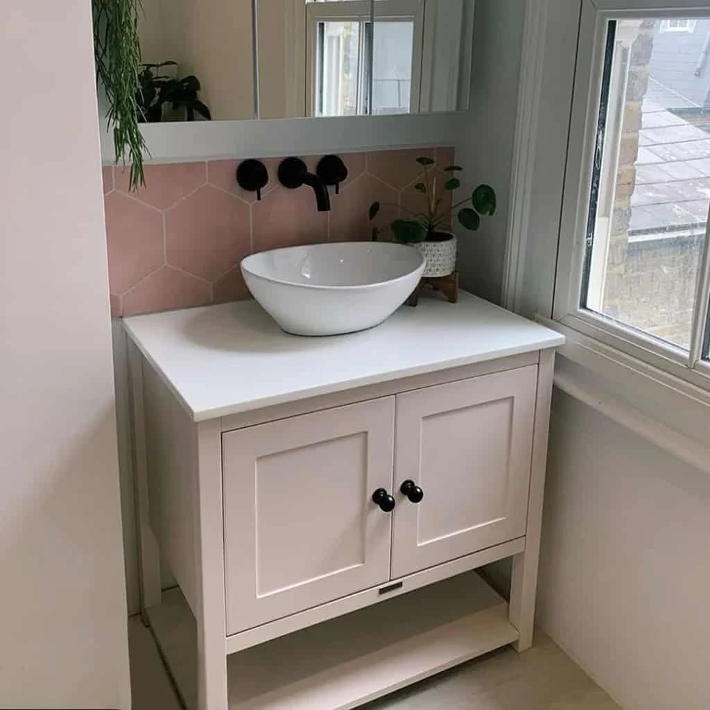 Single Bathroom Sink Vanity Units