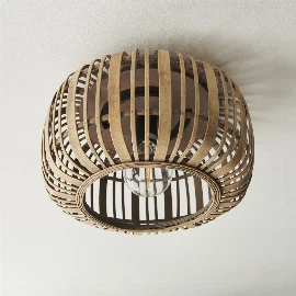 Matteo Ceiling Light Organica Bamboo