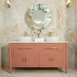 Franchesca Large Bathroom Vanity | Sit on Basins