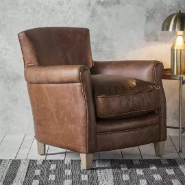 Paton Chair Vintage Brown Leather