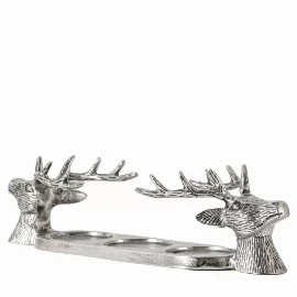Stag Candleholder Aluminium