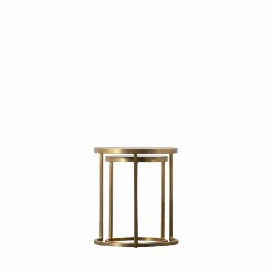 Ritzing Nest Tables - Gold