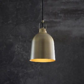 Alderwood Pendant - Antique Brass