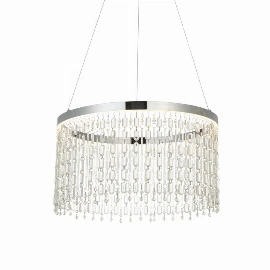 Eliana 1 Pendant Light Chrome