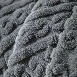 Textures Whirlwind Knit Grey 130x170cm