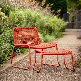 Zephira Lounge Chair with Footstool