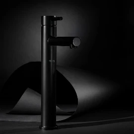 Riobel GS Tall Single Lever Basin Mixer - Black