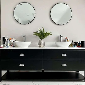 Ava Large Painted Vanity Unit | Sit On Basin