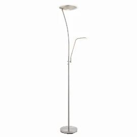 Avello Floor Lamp - Satin Chrome