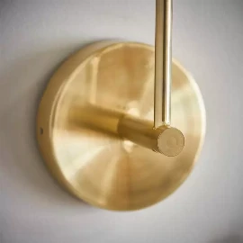 Oscar Wall Light Brushed Gold