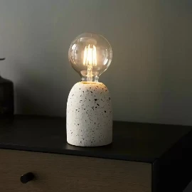 Marblestone Table Lamp Snowfall