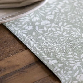 Sage Blooml Table Runner