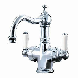 Perrin & Rowe | Country Monobloc Dual Lever Tap with Filtration