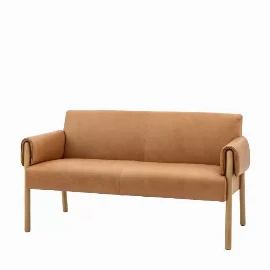 Avonvale 2 Seater Sofa Brown Leather