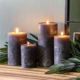 Column Candle Rustic