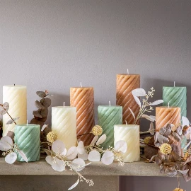 Icicle Column Candle Whirlwind