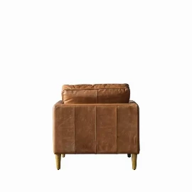 Atticus Armchair Vintage Brown Leather