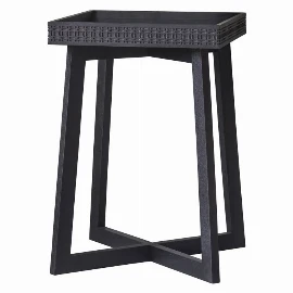 Indie Bedside Table - Black