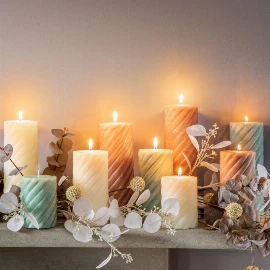 Icicle Column Candle Whirlwind