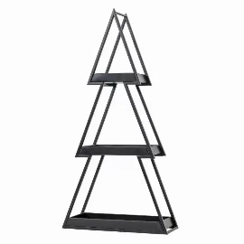 Xmas Tree Tray Stack Black