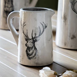 Stag Pitcher Vase