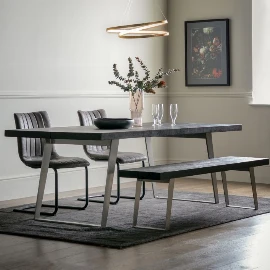 Everton Dining Bench - Small - Black