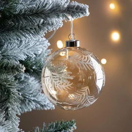 Featherfall Engraved Bauble with LED