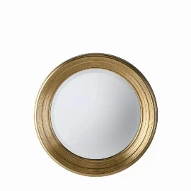 Keaton Round Mirror Gold