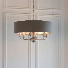 Ardengrove 8 Pendant - Charcoal