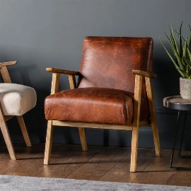 Neylen Armchair Vintage Brown