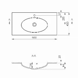 Olivia Wall Hung Vanity Unit | 900mm Signature Stone Oval Sink