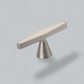 Conic T-Bar Knob | Brushed Nickel