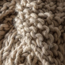 Alder Chunky Knitted Throw