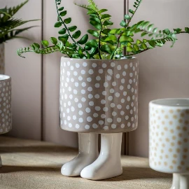 Dotty Planter with Feet