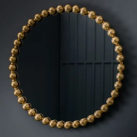 Varese Mirror - Round - Gold