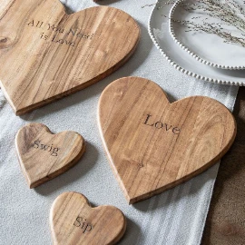 Feelingful Heart Chopping Board - Small