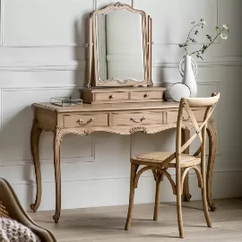 Elegance Dressing Table Mirror Weathered