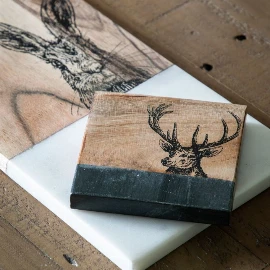 Stag Coasters