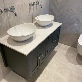 Ava Door Large Wall Hung Vanity Unit | Sit On Sink(s)
