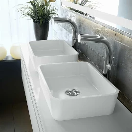 Victoria + Albert Edge 450mm Countertop Basin - Gloss
