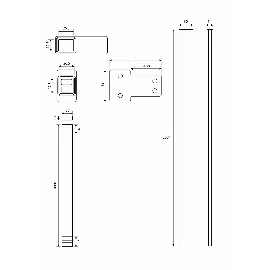 S8mm Gunmetal Wetroom Profile Pack