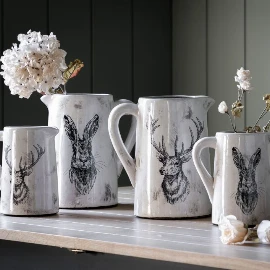 Stag Pitcher Vase