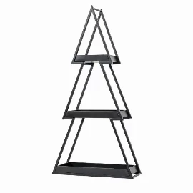 Xmas Tree Tray Stack Black