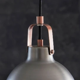 Alderwood Pendant - Aged Pewter