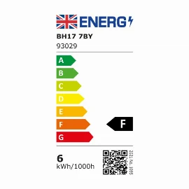 B22 LED Filament GLS Amber Glass