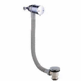 Bath Filler Overflow with Click Clack Waste Chrome