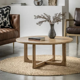 Craftsmania Round Coffee Table - Oak