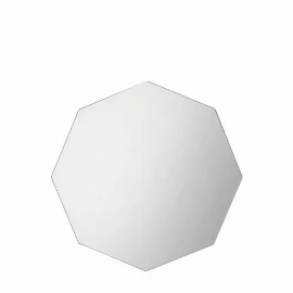 Arrow Octagon Mirror - Silver