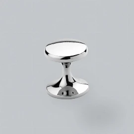 Fleur Knob Handle, 32mm | Polished Nickel