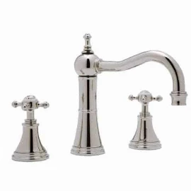 Perrin & Rowe | Georgian Country Spout Basin Tap with Cross Handles